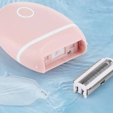 Women's Portable Electric Shaver - Compact Travel Size Body Groomer for Smooth Legs & Underarms, Easy to Clean