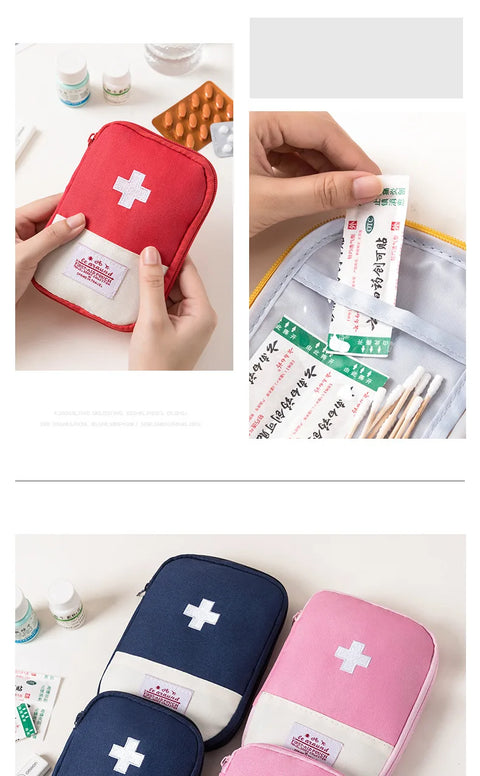 Outdoor Travel First Aid Kit Pouch Home Medicine Storage Bag Emergency Survival Medical Rescue Bag