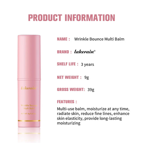 Moisturizing Wrinkle Bounce Multi Balm Collagen Multi Balm Stick Wrinkle Bounce Balm Multi Cream Dull Cosmetics Korean