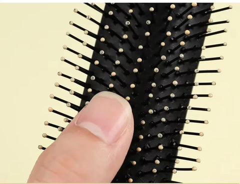 Air Cushion Hairbrush Scalp Massage Comb Soft Nylon Bristle Anti-static Detangler Brush For Wet Dry Straight Curly Hair Salon