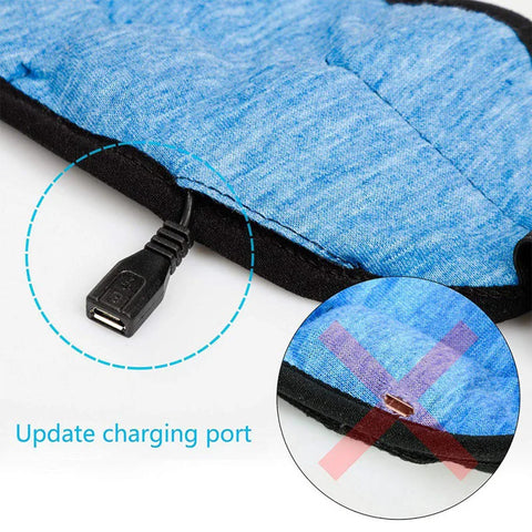 Bluetooth Wireless Headphones Sleeping Eye Mask Earphones Smart Music Sleep Headband Soft Elastic Eye Cover Headset Yoga Travel