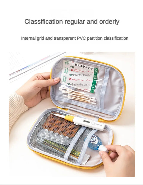 Outdoor Travel First Aid Kit Pouch Home Medicine Storage Bag Emergency Survival Medical Rescue Bag