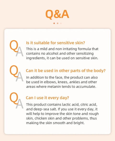 Orange Exfoliating Gel Dead Spot Remover Brighten Peeling 50g Gentle Repair Scrub Whiten Hydrating Moisturizer Korean Skin Care