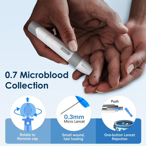 LinkSun G-425-1 Blood Glucose Meter 50/100 pcs Test Strips and Lancets Diabetes Medical  Glucosemeter Testing Blood Sugar Tester