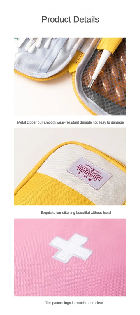 Outdoor Travel First Aid Kit Pouch Home Medicine Storage Bag Emergency Survival Medical Rescue Bag