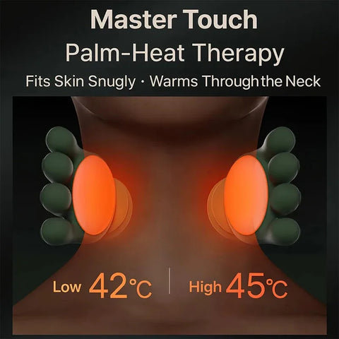 N7 Bionic Shoulder and Neck Massager Kneading Massager Shawl 3-Level Mode Neck Cervical Waist Leg