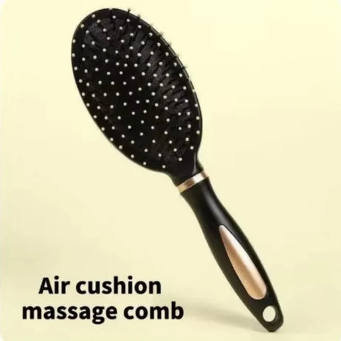 Air Cushion Hairbrush Scalp Massage Comb Soft Nylon Bristle Anti-static Detangler Brush For Wet Dry Straight Curly Hair Salon