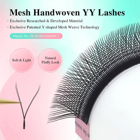 NAGARAKU YY Shape Hand Woven Premium  Eyelashes Extension