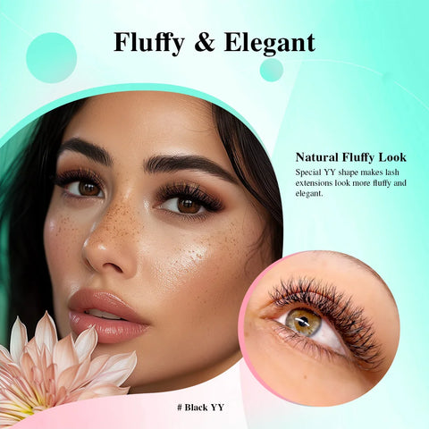 NAGARAKU YY Shape Hand Woven Premium  Eyelashes Extension