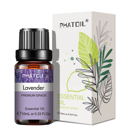 10ml Lavender Essential Oils Pure Natural for Diffuser humidifier Aromatherapy Jasmine Vanilla Aroma Oil for Skin Care, DIY Soap