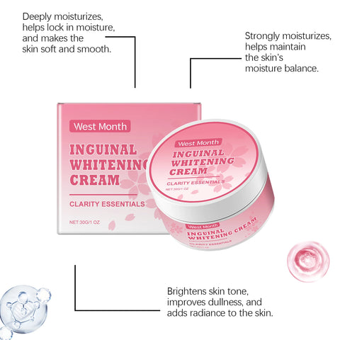 Niacinamide Body Whitening Cream For Underarm Bleaching Armpit Lightening Intimate Area  Moisturizer Korean Skin Care Product