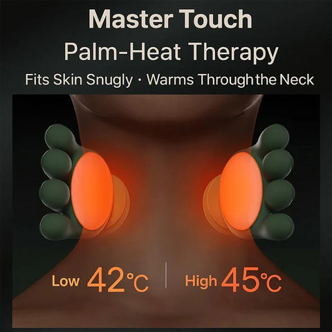 N7 Bionic Shoulder and Neck Massager Kneading Massager Shawl 3-Level Mode Neck Cervical Waist Leg
