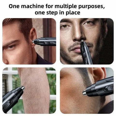 Absolute Black Electric Nose Hair Trimmer Ear and Nose Hair Trimmer Professional Painless Nose Hair Trimmer For Men And Women