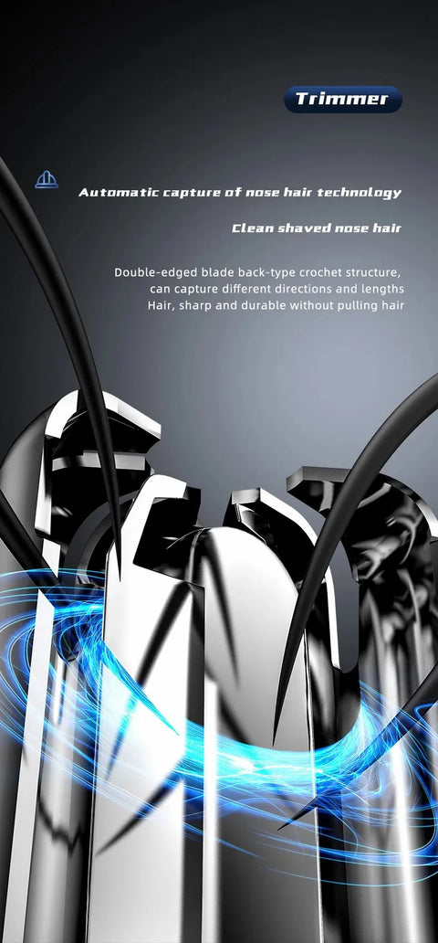 Absolute Black Electric Nose Hair Trimmer Ear and Nose Hair Trimmer Professional Painless Nose Hair Trimmer For Men And Women
