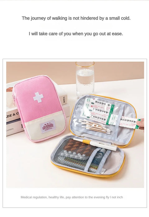 Outdoor Travel First Aid Kit Pouch Home Medicine Storage Bag Emergency Survival Medical Rescue Bag