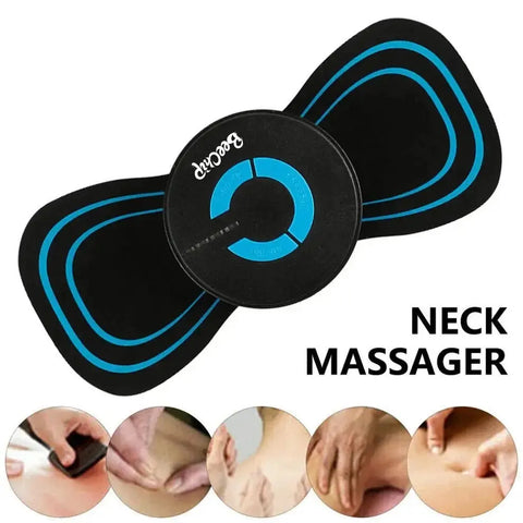 Cervical Spine Massage Sticker Battery Model Neck Massage Relaxation Relief Fatigue Massager Head Massager Easy To Carry