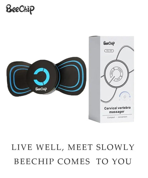 Cervical Spine Massage Sticker Battery Model Neck Massage Relaxation Relief Fatigue Massager Head Massager Easy To Carry